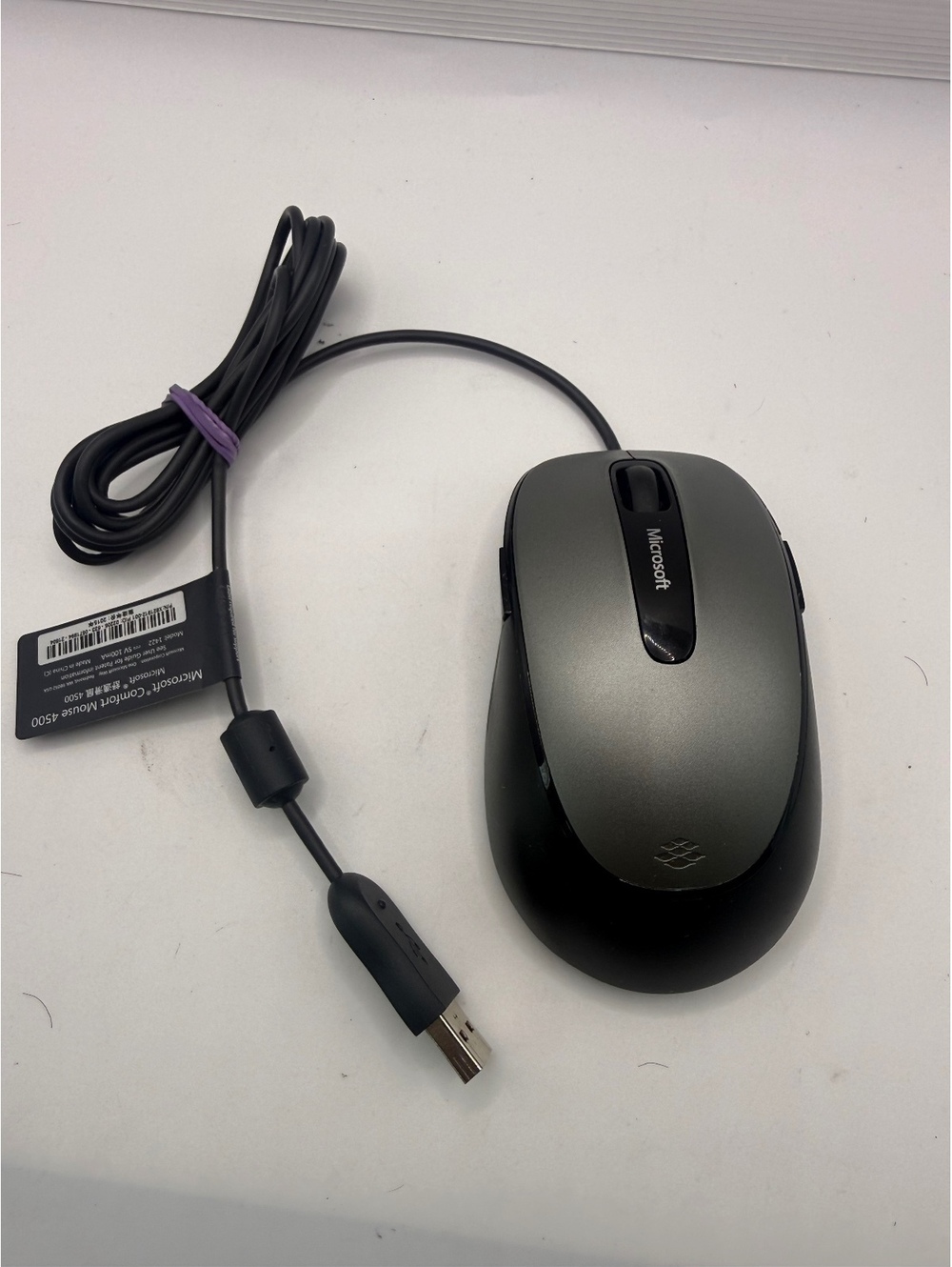Microsoft Comfort Mouse 4500 Wired USB Optical Mouse